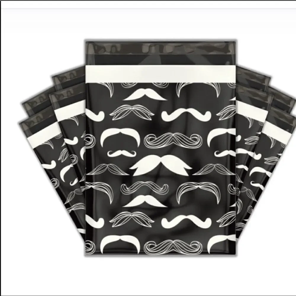 Poly Mailers MIX FUN 10x13 14x17 35pcs 35sticlers